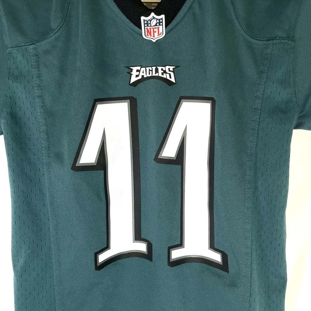 Philadelphia Eagles Nike on Field Jersey Carson‎ Wentz #11 Youth Small (8) Green